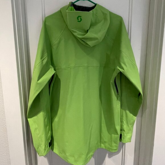 Men's L Lime Green Scott Softshell Ski Jacket - Picture 3 of 8